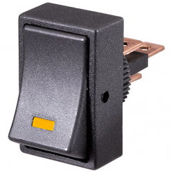 ELECTRICAL SWITCHES  ROCKER OFF-ON SWITCH LED AMBER