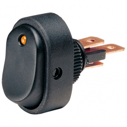 ELECTRICAL SWITCHES  ROCKER OFF-ON SWITCH LED AMBER