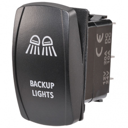 ELECTRICAL SWITCHES  ROCKER ON-OFF  SWITCH LED BLUE BACKUP LIGHTS