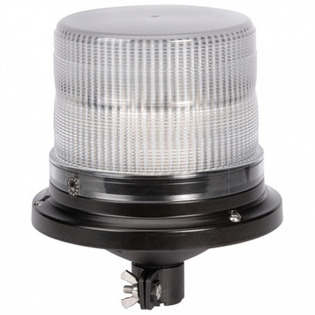 LIGHTING LED CLEAR LENS STROBE BLUE 12-24 VOLT POLE MOUNT