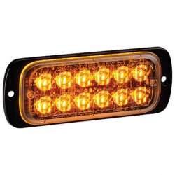 LIGHTING LED WANING LAMP 12 OR 24V AMBER