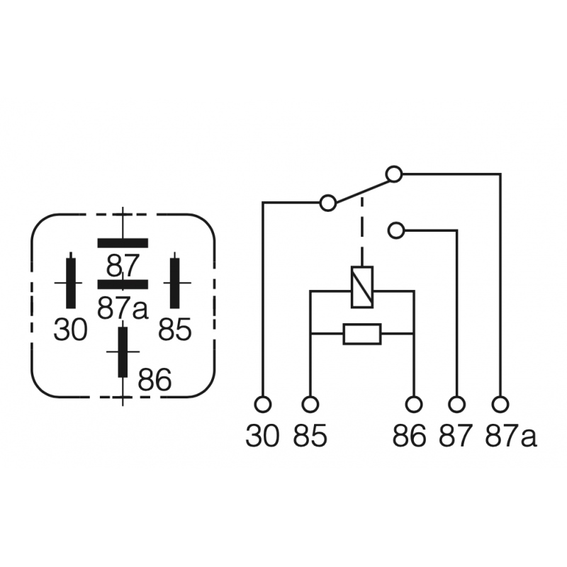 ELECTRICAL CHANGE-OVER CONTACTS 12 VOLT 5-PIN C/O