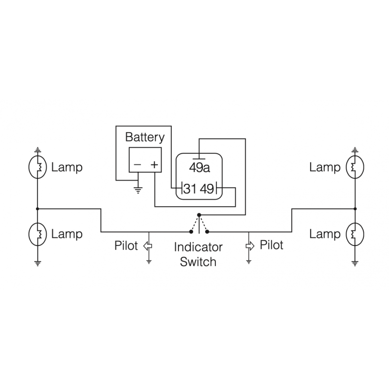 ELECTRICAL ELECTRONIC FLASHER CAN 12 VOLT 3-PIN