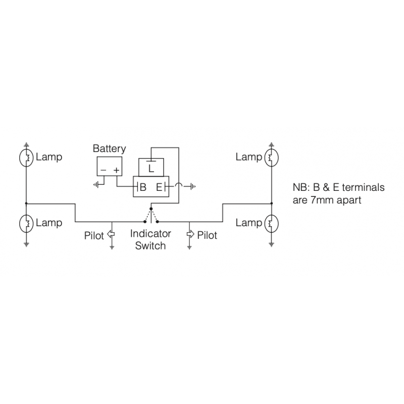 ELECTRICAL FLASHER CAN 12 VOLT 3-PIN SUIT JAPANESE MANUFACTURED VEHICLES