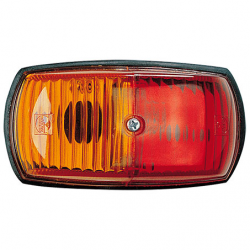 LIGHTING SIDE MARKER LIGHT RED-AMBER INCANDESCENT