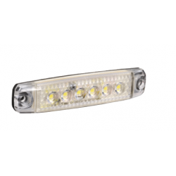 LIGHTS LED FRONT END OUTLINE MARKER WHITE 9 TO 33V