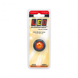 LIGHT LED TECHNOLOGIES FRONT MARKER AMBER ROUND MINI LED LIGHT 12/24V