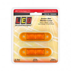 LIGHT LED AUTOLAMPS 12/24V AMBER FRONT MARKER