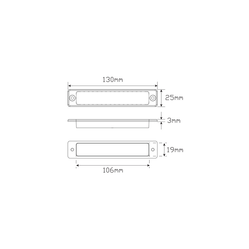 LIGHT REVERSE LIGHT LED 12V