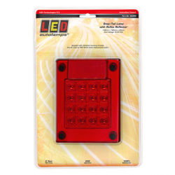 LIGHT LED AUTOLAMPS REAR STOP LAMP 148MM X 122MM X 30MM, MUL