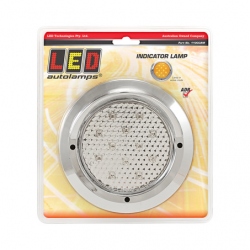 LIGHT LED AUTOLAMPS LED INIDCATOR LIGHT 12-24V ROUND