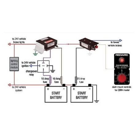 ELECTRICAL CHARGE EQUALISER TO SUIT 12 VOLT BRAKE CONTROLLER ON 24 VOLT ...