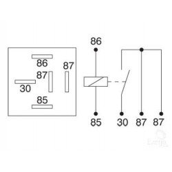 Electronics Mini Relay 12 Volt 30 Amp No Bracket Bosch