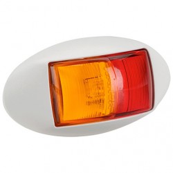 LIGHTING SIDE MARKER AMBER/RED  LED 12-24 VOLTS